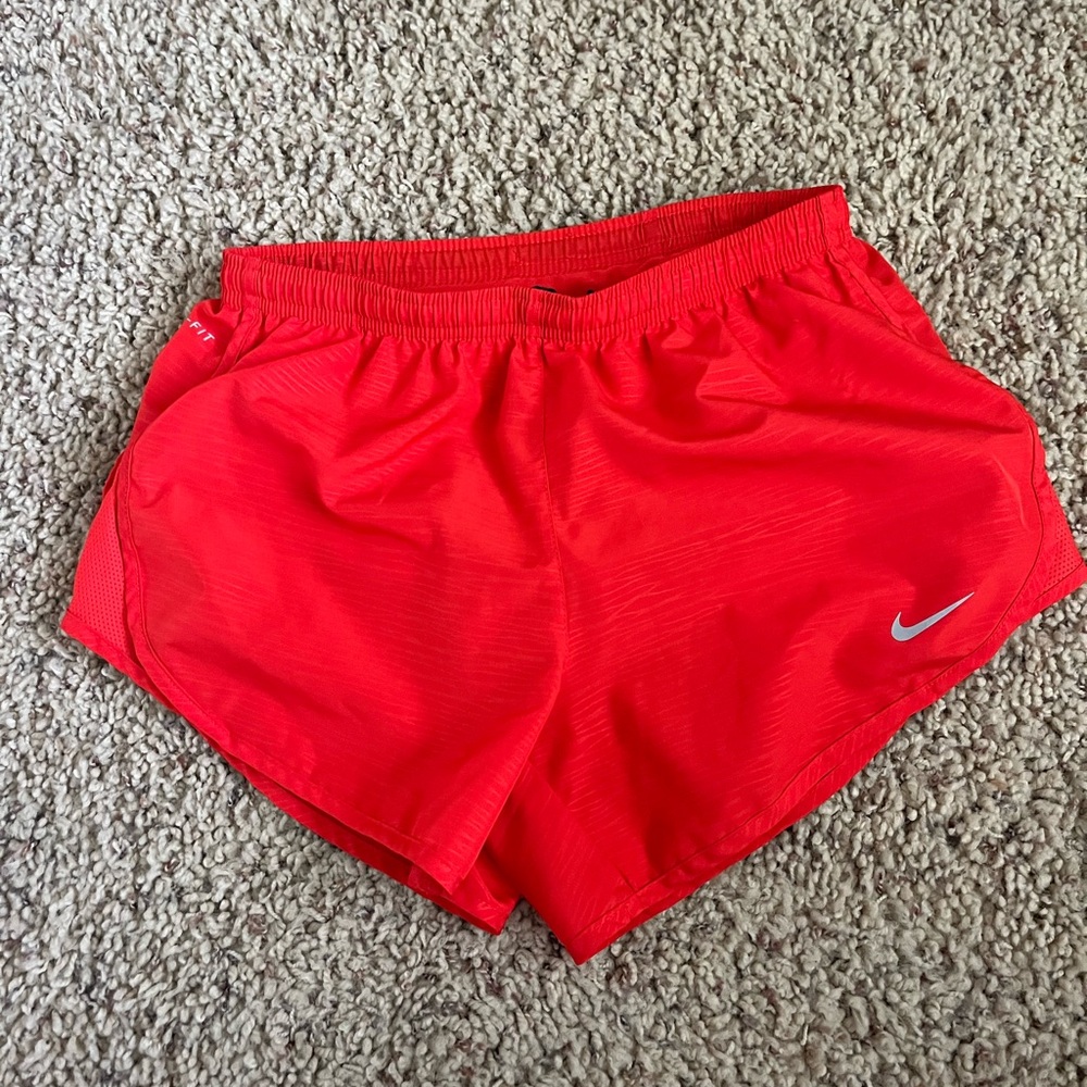 Nike Women's Orange Running Shorts